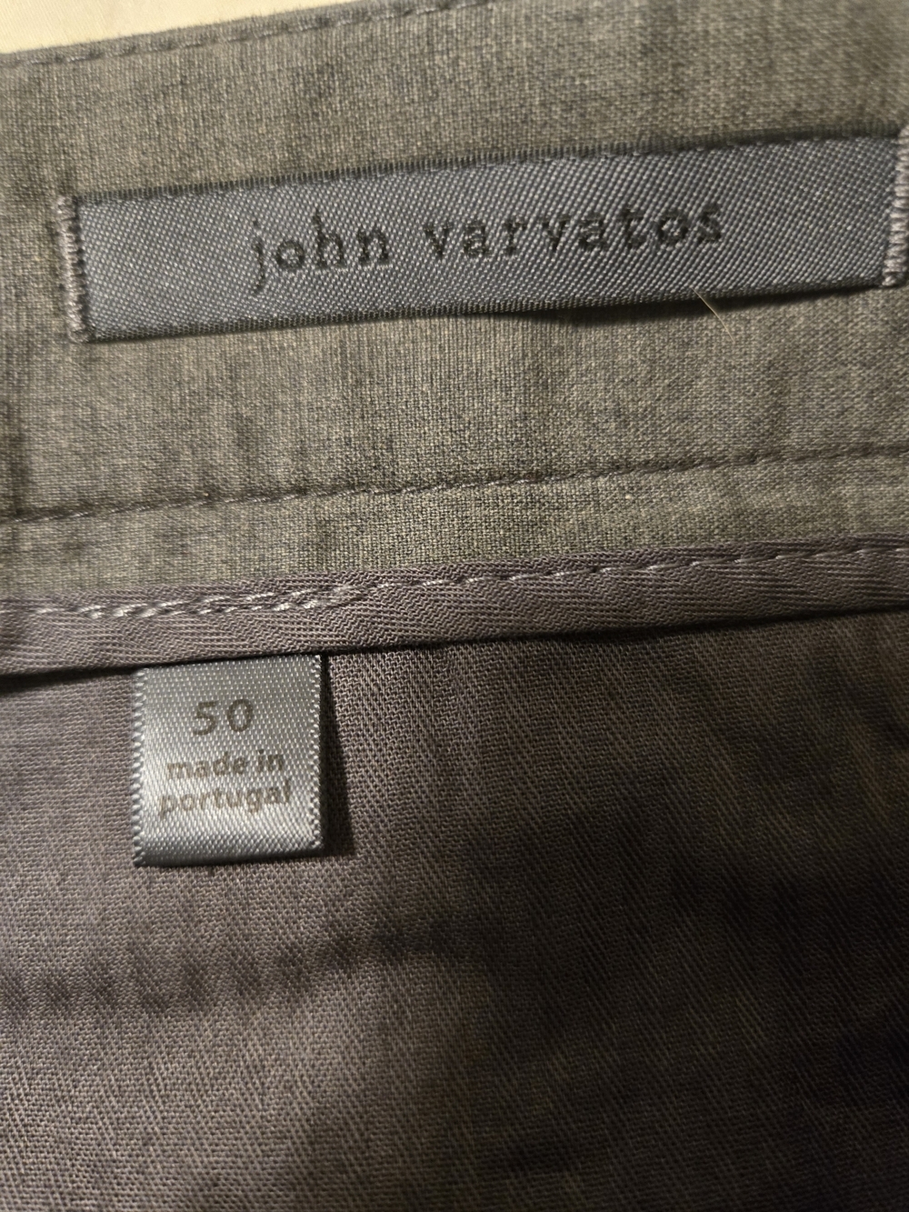 John Varvatos Gray Pants Size 50 - Picture 3 of 4